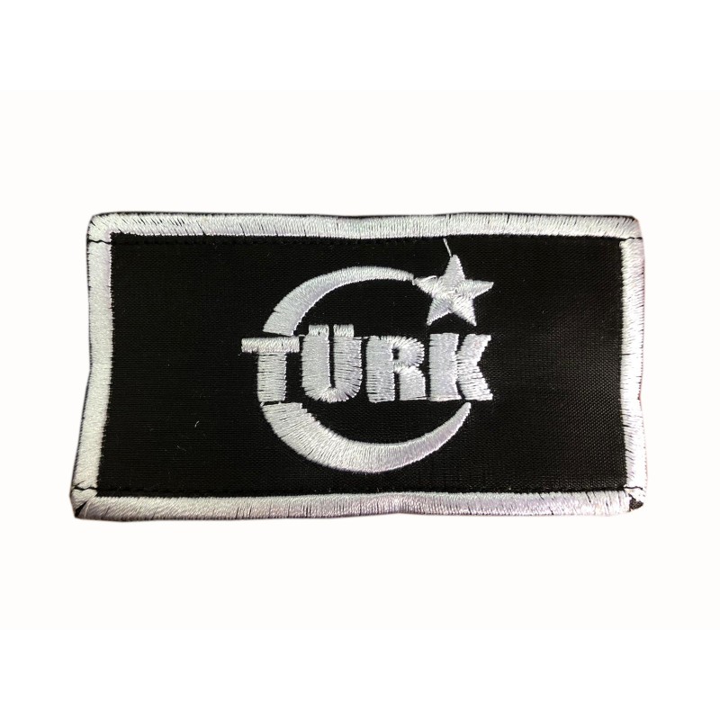 Türk İşlemeli Siyah Patch