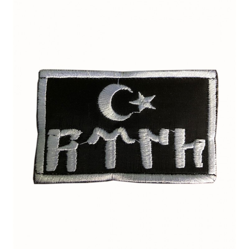 İşlemeli Patch Siyah